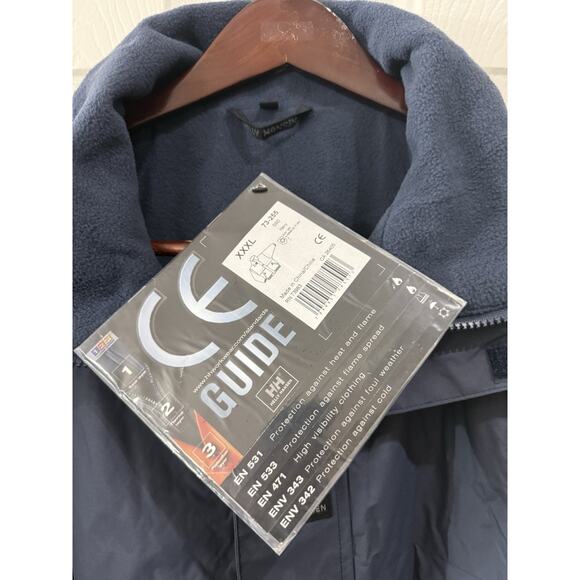 NWT MENS Navy HELLY HANSEN JACKET RN #73983 CA #26405 THINSULATE XXX Large TTTG - Picture 2 of 4